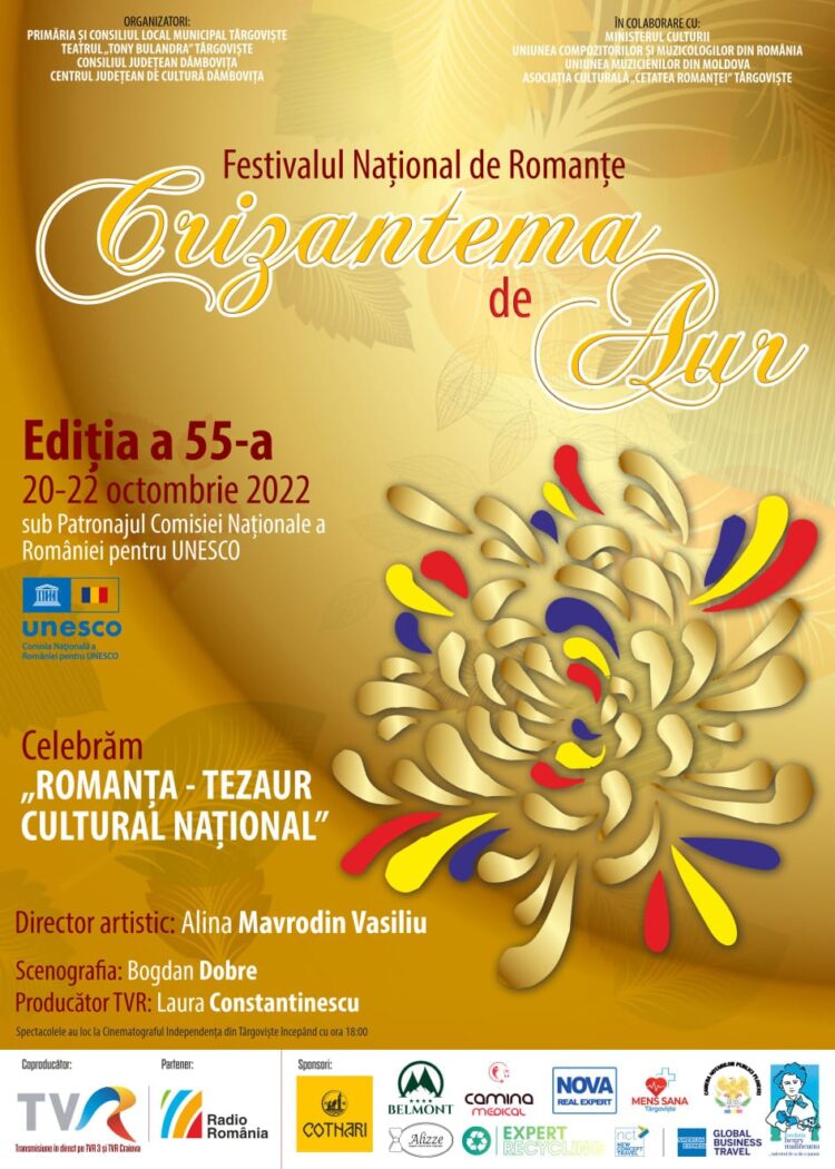 Festivalul „Crizantema de aur”, la Târgoviște, în perioada 20-22 octombrie