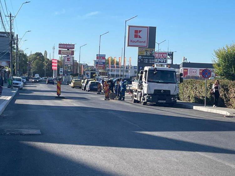 VIDEO – Primul proiect important de reabilitare și modernizare a străzilor din municipiul Târgoviște, care a debutat anul acesta, se apropie de final