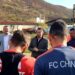 Primarul Daniel Cristian Stan și președintele CJD, Corneliu Ștefan, alături de Chindia Târgoviște