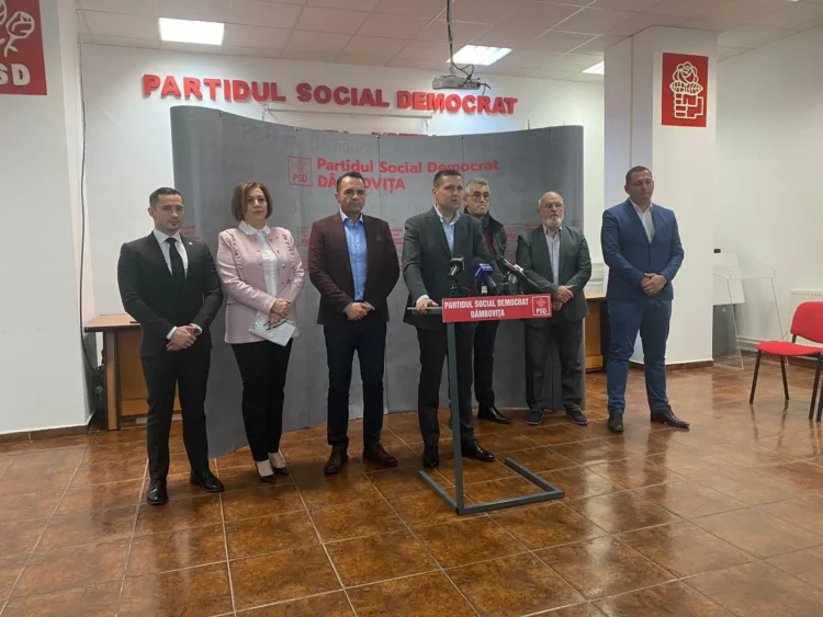 PSD Dâmbovița – conferință de presă după stabilirea echipelor de conducere