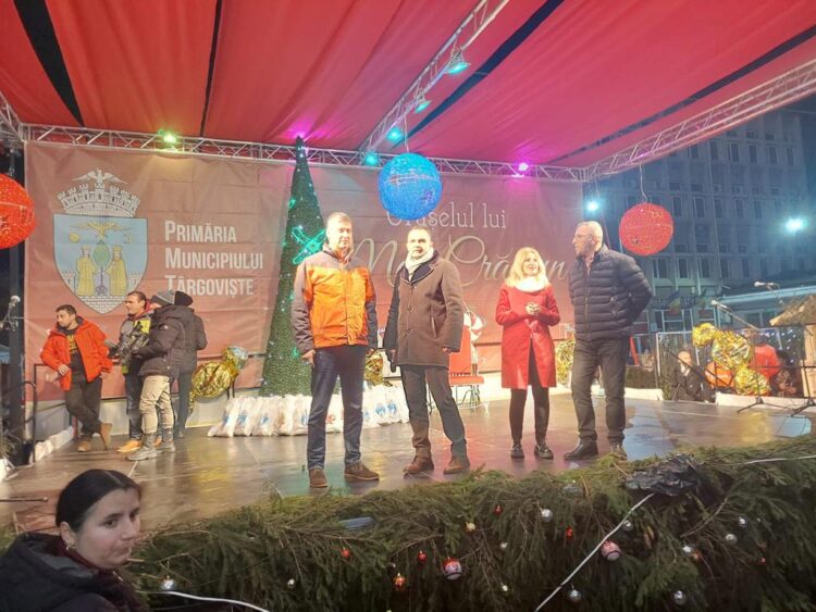 Moș Crăciun a ajuns la Târgoviște