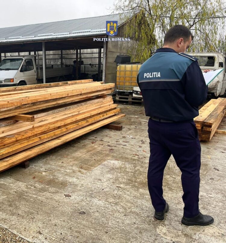 Polițiștii din cadrul Serviciului Ordine Publică au desfășurat o acțiune pentru prevenirea și combaterea delictelor silvice