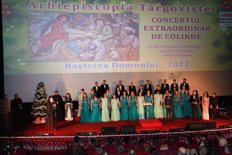 ÎN FOSTA CETATE DE SCAUN MUNTEANĂ A AVUT LOC CONCERTUL EXTRAORDINAR DE COLINDE AL ARHIEPISCOPIEI TÂRGOVIȘTEI