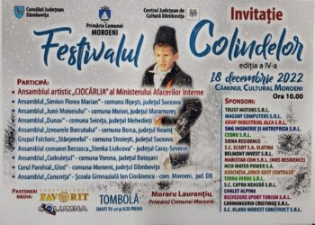 ÎNCEPE FESTIVALUL COLINDELOR LA MOROENI
