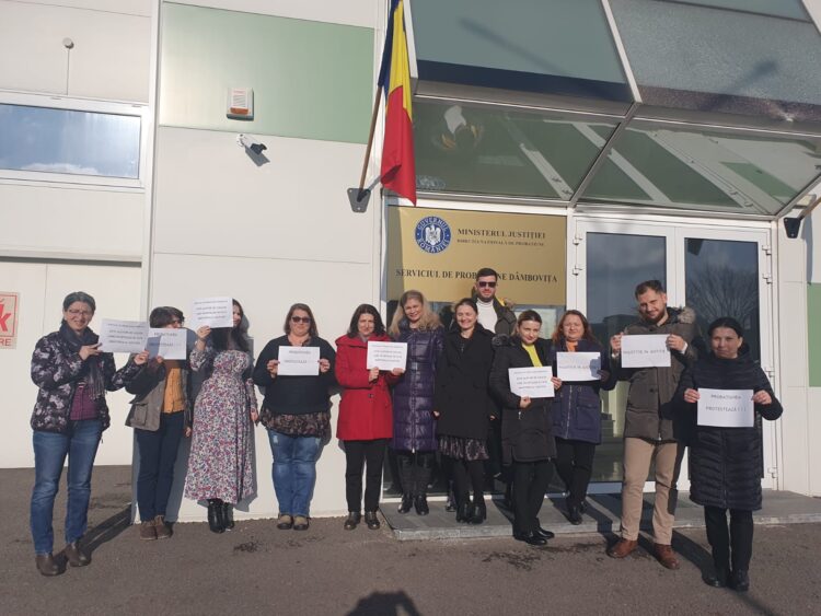 Sindicatul National al Consilierilor din Serviciile de Probațiune anunță pichet de protest al consilierilor din serviciile de probațiune de la nivel național