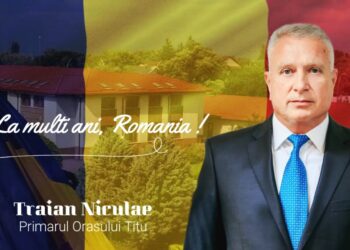 Mesajul primarului orașului Titu, Traian Niculae, cu ocazia zilei de 1 Decembrie