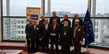 ÎNALTPREASFINȚITUL PĂRINTE MITROPOLIT NIFON PARTICIPĂ LA ÎNTÂLNIREA ANUALĂ A LIDERILOR RELIGIOȘI CU LIDERII EUROPENI DE LA BRUXELLES