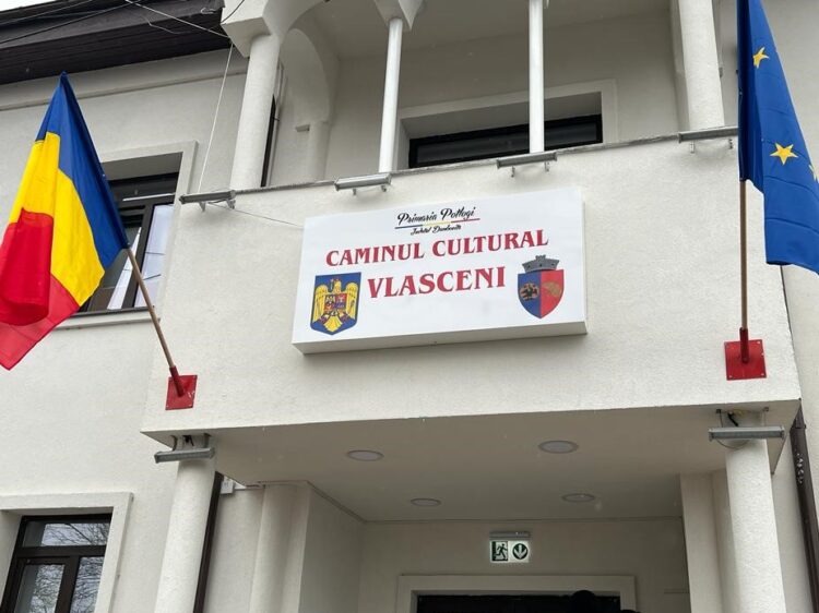 Astăzi la Potlogi a fost inaugurat căminul cultural din satul Vlăsceni