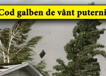 Cod galben de vânt în zona montană valabil astăzi până la ora 23.00.