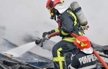 Intervenție în cazul unei explozii care a avut loc în  în comuna IL Caragiale