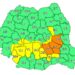 AVERTIZARE METEOROLOGICĂ – COD GALBEN valabil în intervalul 10 ianuarie, ora 16 – 11 ianuarie, ora 22 în care sunt vizate precipitații însemnate cantitativ și intensificări ale vântului