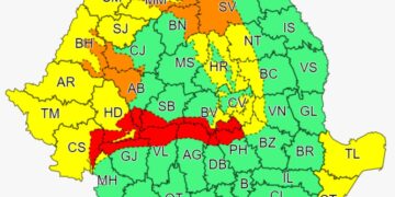 Avertizare meteorologică – COD ROȘU pentru fenomene meteo în zona montană a județului Dâmbovița