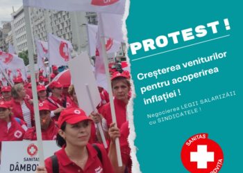 SANITAS DÂMBOVIȚA PROTESTEAZĂ!