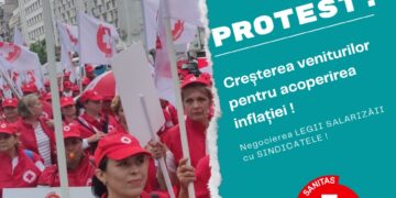 SANITAS DÂMBOVIȚA PROTESTEAZĂ!