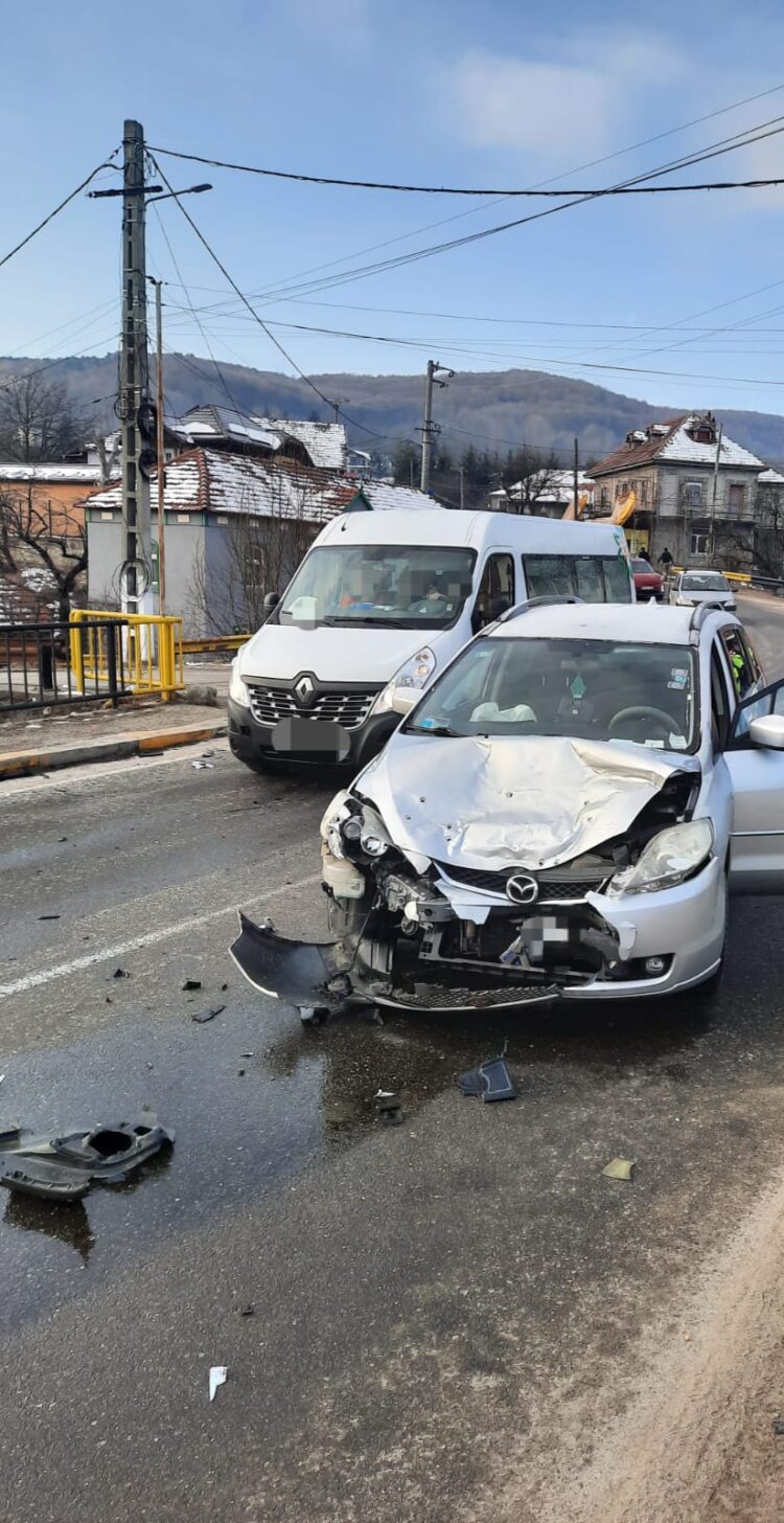 Accident rutier produs în localitatea Pietrosița