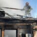Intervenție în cazul unui incendiu izbucnit la o casă în localitatea Șelaru