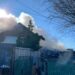 Intervenție în cazul unui incendiu izbucnit la o casă în comuna Corbii Mari