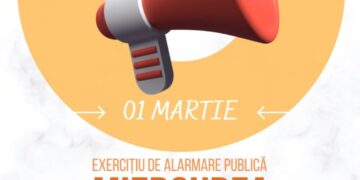 În ziua de 01 martie 2023, începând cu ora 10:00, se va desfășura acțiunea denumită generic „Miercurea sirenelor”
