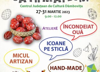 Centrul Județean de Cultură Dâmbovița organizează, în perioada 27-31 martie, o serie de activități menite să contribuie la dezvoltarea competenței de învățare și a abilităților socio-emoționale în rândul copiilor