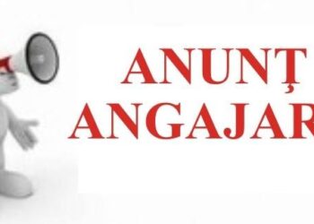 ANUNȚ ANGAJARE