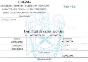 Certificatul de cazier judiciar poate fi obținut online începând de astăzi