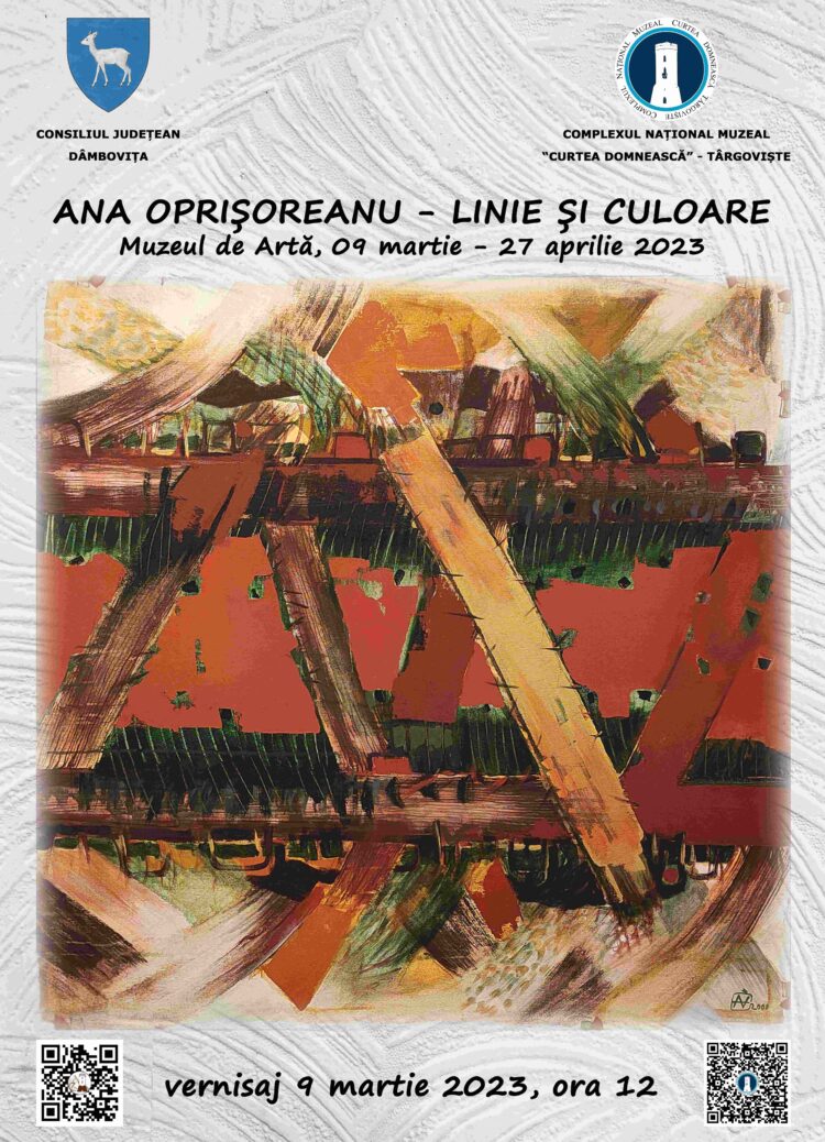 Expozitie de grafică și pictură „Ana Oprișoreanu, linie și culoare”