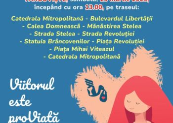 LA TÂRGOVIȘTE SE VA DESFĂȘURA CEA DE A XIII-A EDIȚIE A MARȘULUI PENTRU VIAȚĂ