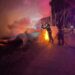 Incendii izbucnite la două autoturisme în comuna Ludești și în orașul Pucioasa