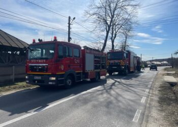 Incendiu izbucnit la o casă în comuna Valea Mare, sat Valea Caselor