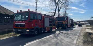 Incendiu izbucnit la o casă în comuna Valea Mare, sat Valea Caselor