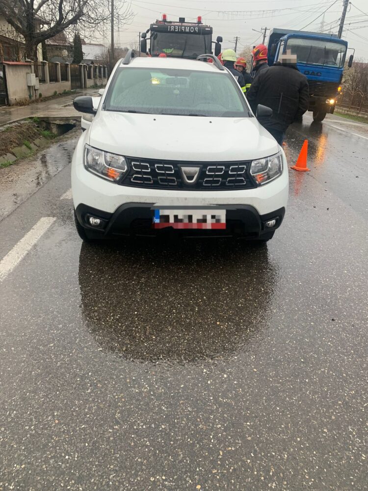 Accident rutier produs în comuna Ulmi, sat Viișoara
