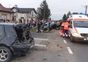 Accident rutier produs în localitatea Comișani