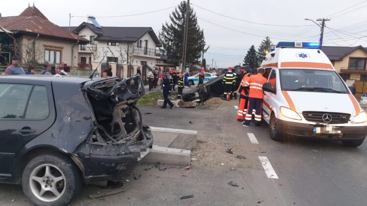 Accident rutier produs în localitatea Comișani