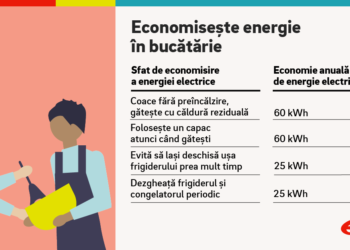 Eficiență energetică: Cum poți economisi cel puțin 170 kWh pe an în bucătărie