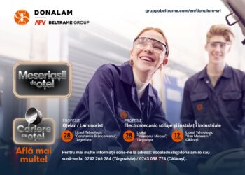Compania Donalam lansează “MESERIAȘII DE OȚEL”, program de învățământ dual organizat în parteneriat cu licee din Târgoviște și Călărași