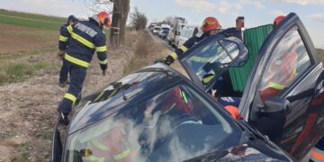 Accident rutier produs în localitatea Comișani