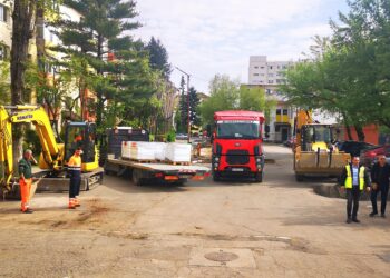 Continuă lucrările în cadrul celui mai mare proiect de reabilitare a infrastructurii rutiere din municipiul Târgoviște din ultimii 10 ani