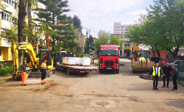 Continuă lucrările în cadrul celui mai mare proiect de reabilitare a infrastructurii rutiere din municipiul Târgoviște din ultimii 10 ani