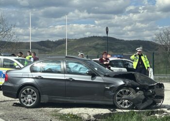 Accident rutier produs în comuna Aninoasa