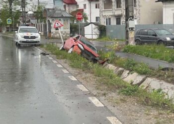 Accident rutier produs în comuna Bilciurești.
