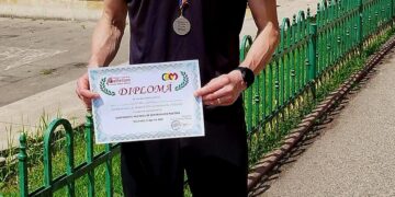 Ionuţ Timofte, vicecampion la “Campionatul Național de Semimaraton Masters”