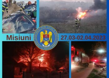 În perioada 27 martie – 02 aprilie 2023, echipajele de intervenţie din cadrul Inspectoratului pentru Situaţii de Urgenţă „Basarab I” al judeţului Dâmboviţa au acționat la 202 evenimente