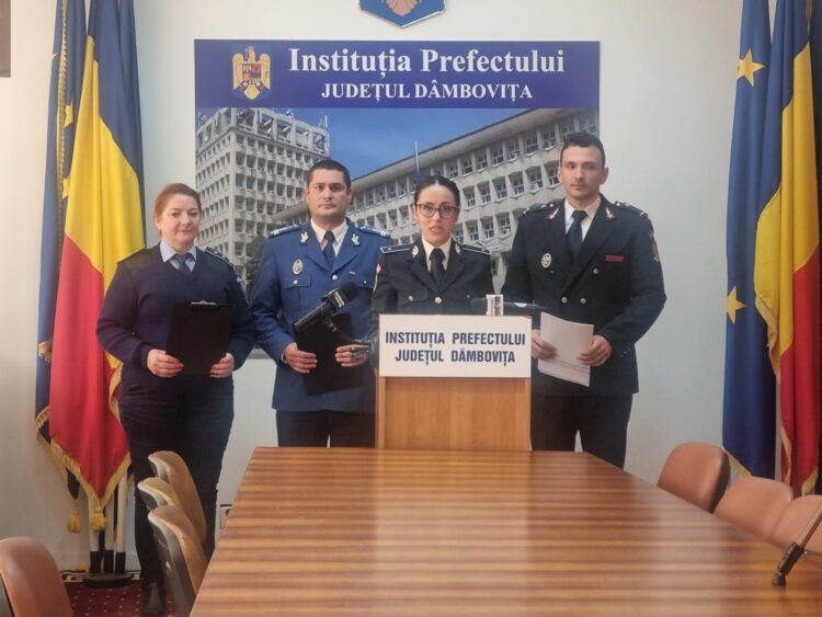 În cele cinci zile libere, peste 1.000 de polițiști din cadrul Inspectoratului de Poliție Județean Dâmbovița vor fi la datorie pentru siguranța comunității