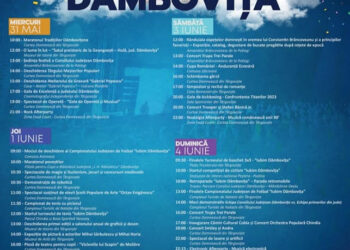 ZILELE JUDEȚULUI DÂMBOVIȚA SE APROPIE – 31 MAI- 4 IUNIE