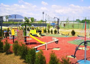 Construirea celui mai mare parc din municipiul Târgoviște se apropie de final