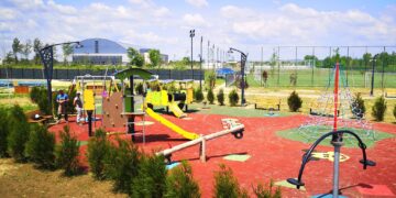 Construirea celui mai mare parc din municipiul Târgoviște se apropie de final