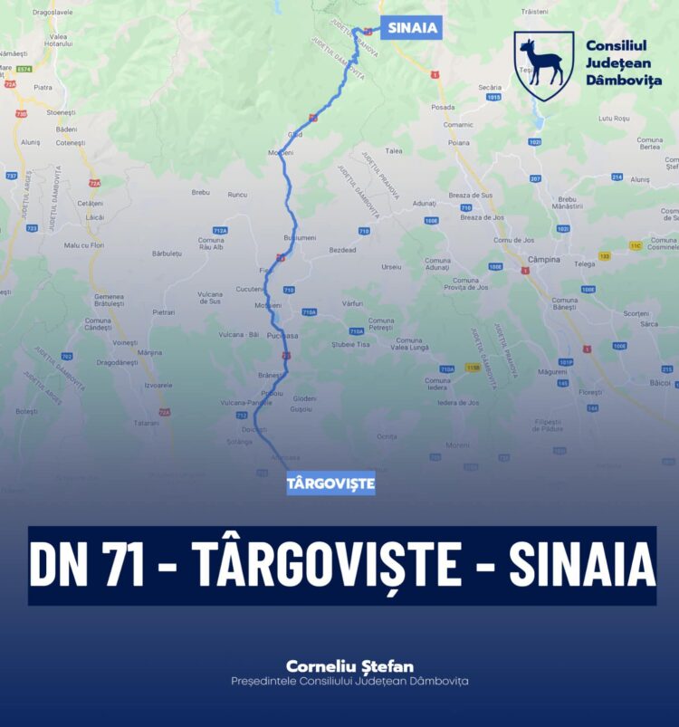 IONUȚ-CRISTIAN SĂVOIU – DRUMUL NAȚIONAL DN71 TÂRGOVIȘTE-SINAIA VA INTRA ÎN MODERNIZARE