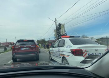 Accident rutier produs  pe raza localității I. L. Caragiale