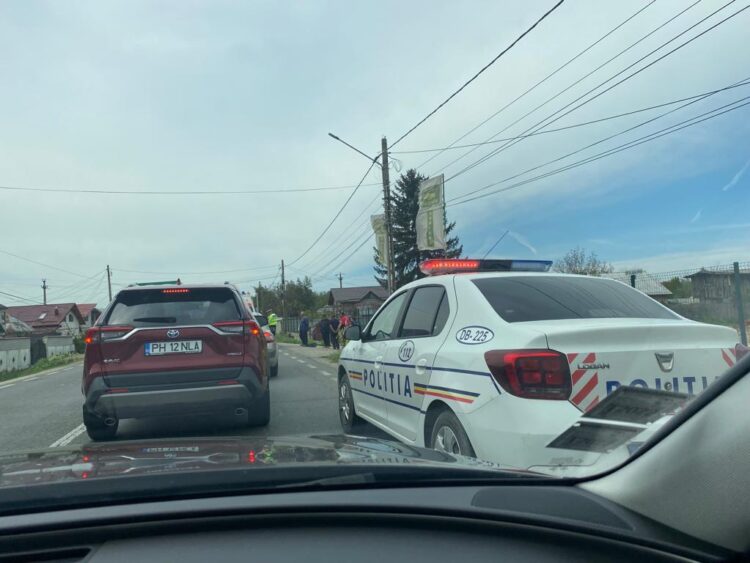 Accident rutier produs  pe raza localității I. L. Caragiale