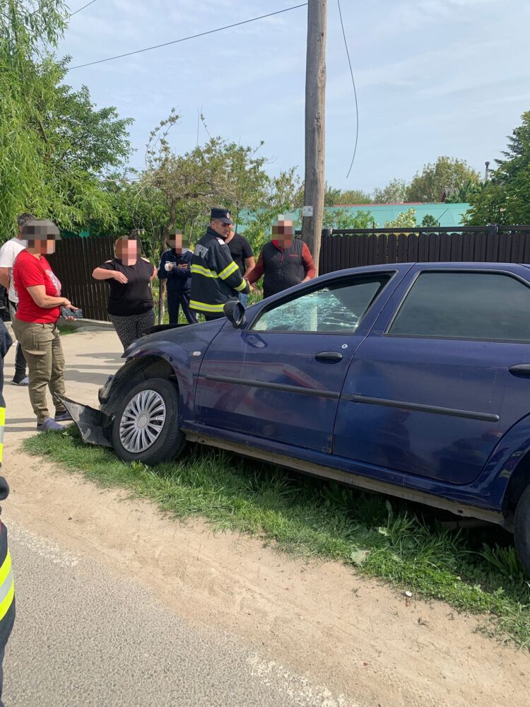 Accident rutier produs în localitatea Brezoaele